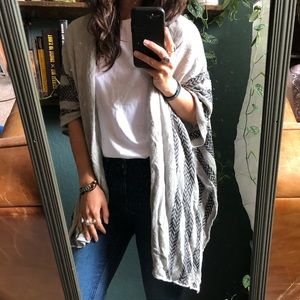 Target striped boho shawl